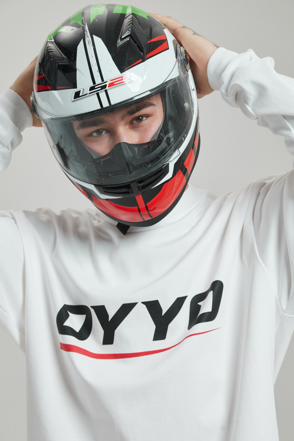 Лонгслив OYYO RACER RED белый S