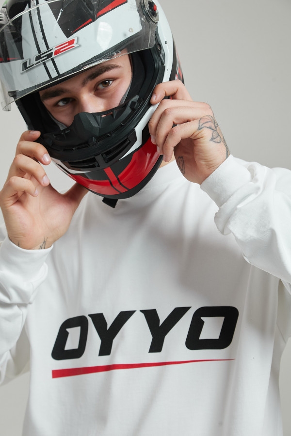Лонгслив OYYO RACER RED белый S