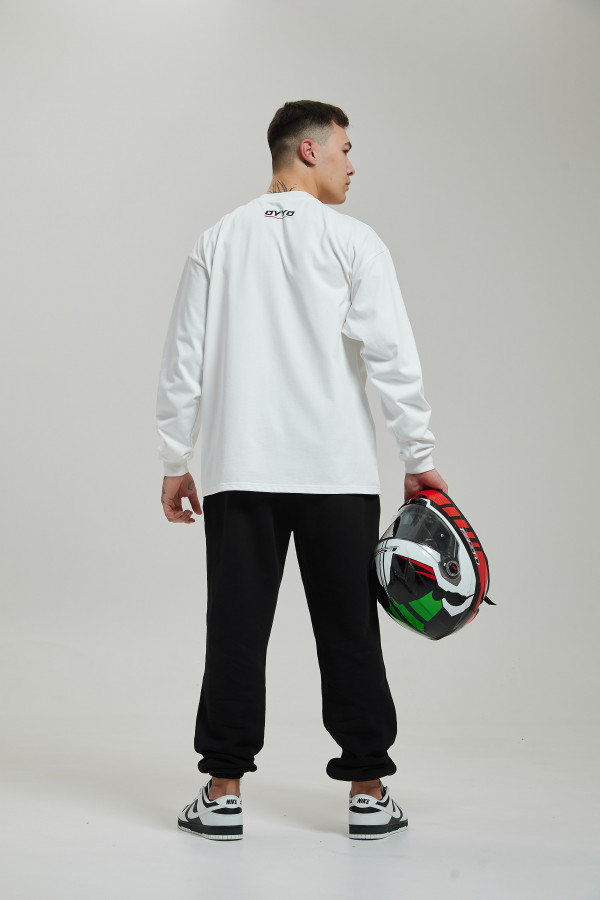Лонгслив OYYO RACER RED белый S