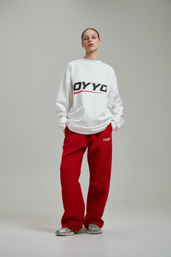 Лонгслив OYYO RACER RED белый S