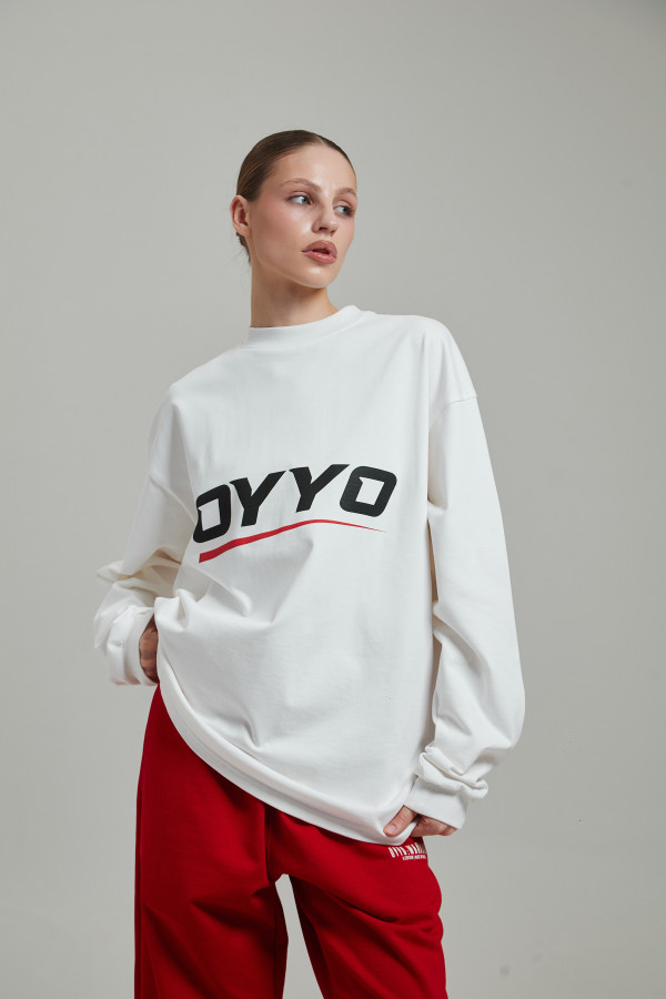 Лонгслив OYYO RACER RED белый S