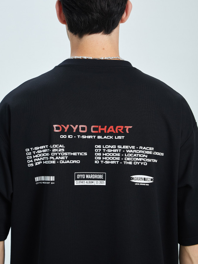 Футболка OYYO CHART черная  L
