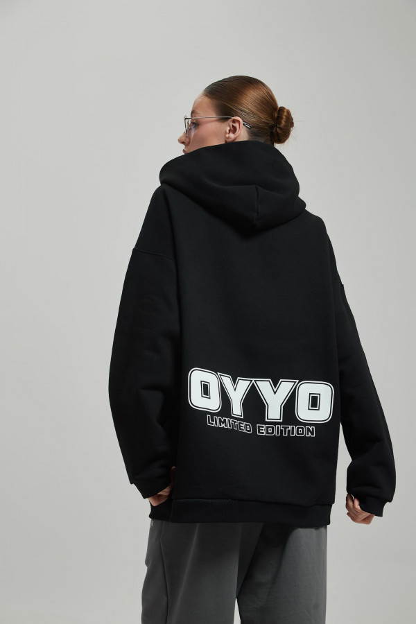 Зип худи OYYO QUADRO черный L