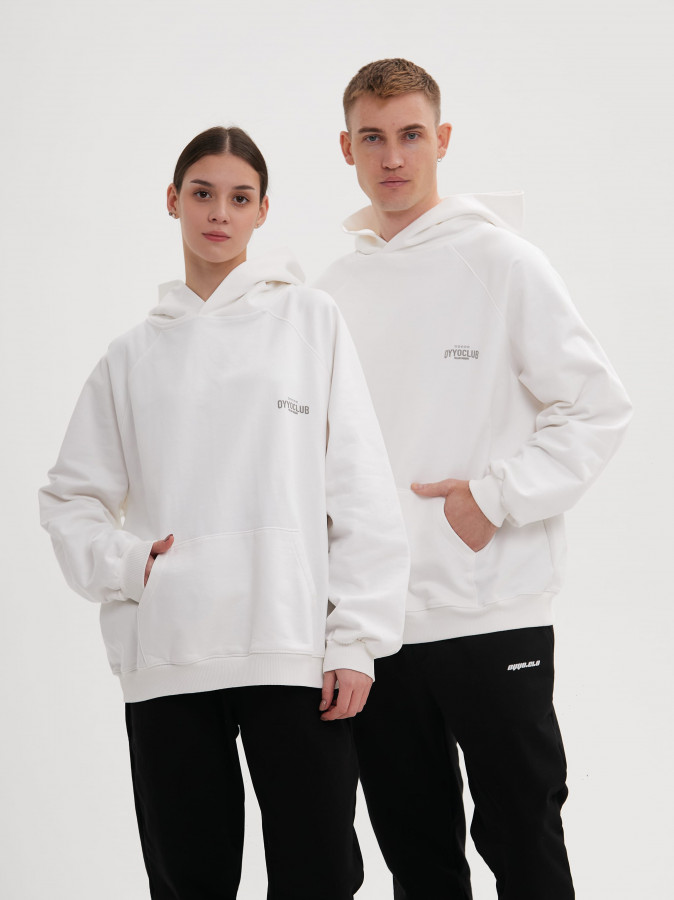 Худи OYYO CLUB белый (M)