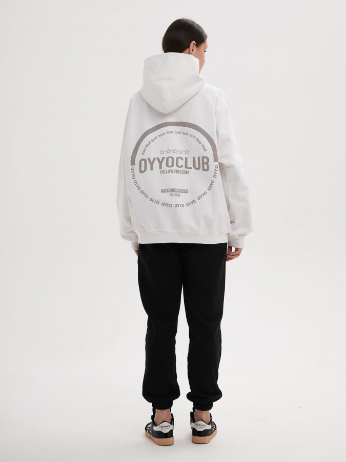 Худи OYYO CLUB белый (M)