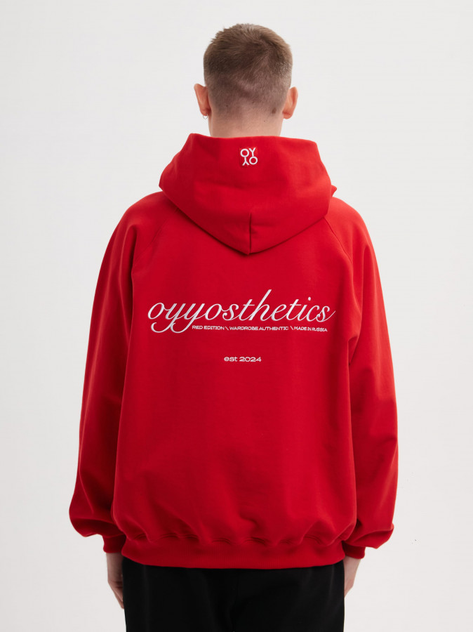 Худи OYYOSTHETICS красный M