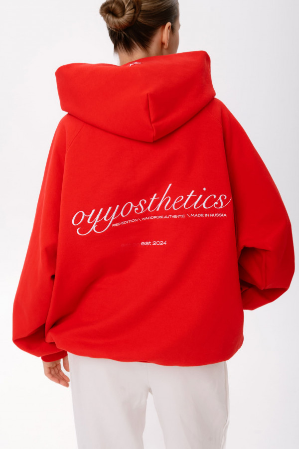 Худи OYYOSTHETICS красный M