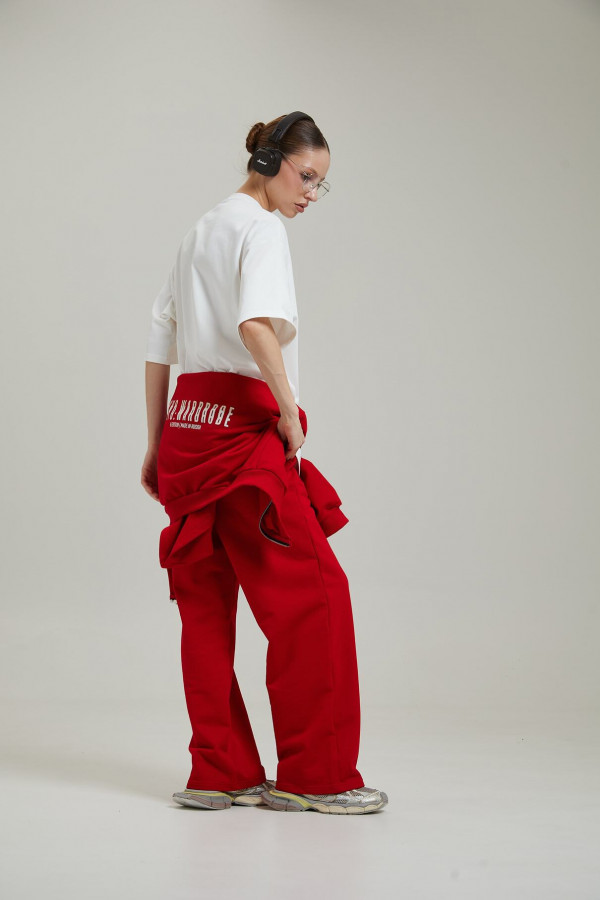Брюки OYYO G EDITION красный (XS)