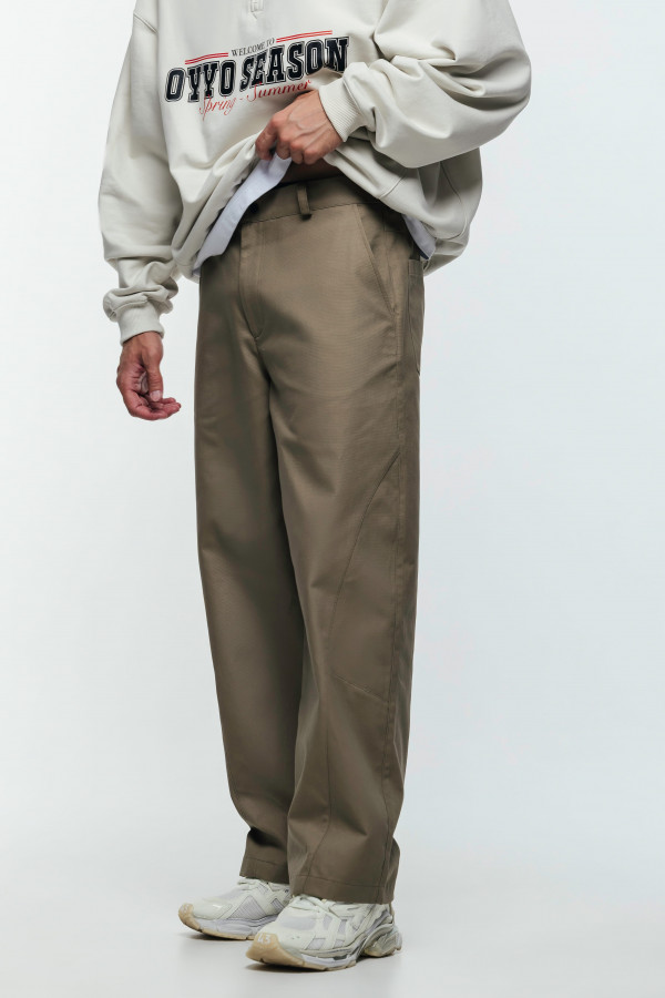  Брюки OYYO WARDROBE хаки (M)